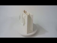 Gewohnheit Druck- Weißbuch-Geschenk sackt Großhandels- Stelle UV-Logo Ribbon Handle ein