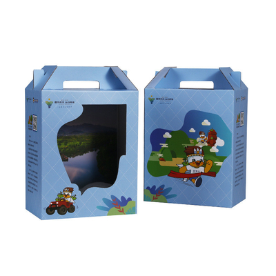 kaufen Recyled-E-Flöten-Wellpappen-untere Selbstfördermaschine packt Toy Package ein online manufacture