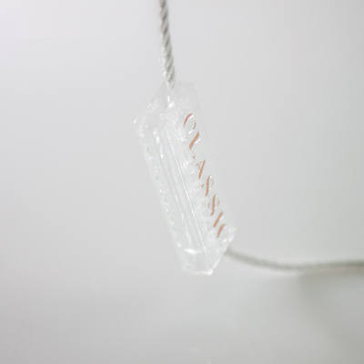 kaufen Der umweltfreundlicher transparenter Plastikselbst, der Umbau-Sicherheit zuschließt, etikettiert prägeartiges Logo online manufacture