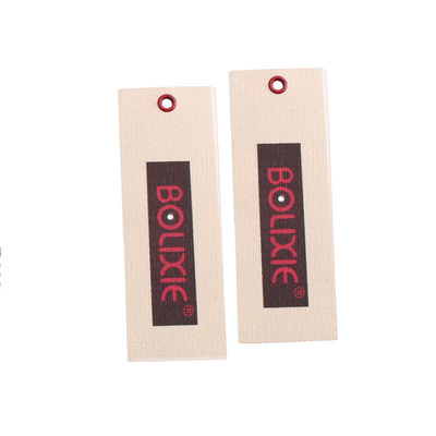kaufen Maßgefertigtes Kleidungsstück Hang Tags Printing Woven Brand Hang Tag Clothing Labels Supplier online manufacture