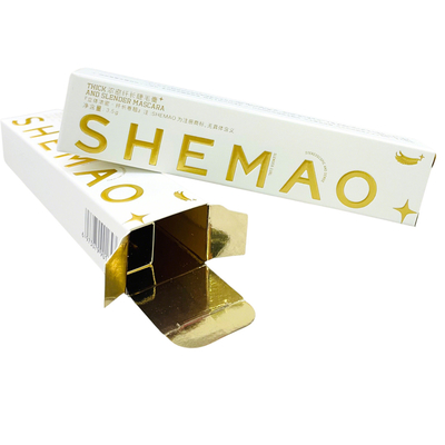 kaufen Premium Custom Paper Eyelash Mascara Boxes with Gold Foil & Embossed Logo – Luxury Cosmetic Paper Packaging online manufacture