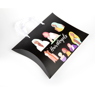 kaufen Custom Printed Pillow Boxes with Handle – Luxury Packaging for Wigs, Hair Extensions & Accessories Online-Herstellung