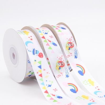 Besorgen Individuell bedrucktes Satinband mit Logo | Personalisiertes Polyester-Satinband Online-Herstellung