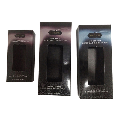kaufen Kundenspezifische Luxus-Papierkosmetik-Verpackungsbox mit Fenster-Goldstempel-Logo online manufacture