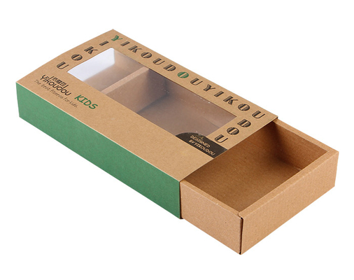 kaufen Kundenspezifische braune Kraftpapier-Fach-Kästen, die mit HAUSTIER-Fenster-Großverkauf verpacken online manufacture