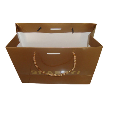 kaufen Kundenspezifische billige Brown-Papier-Einkaufstaschen mit Grafik-Druckgroßhandel online manufacture