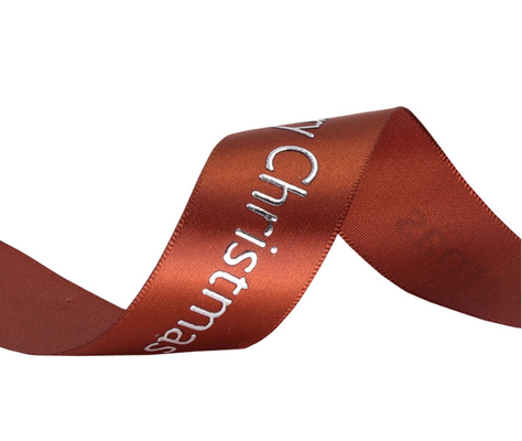 kaufen Umweltschonendes Satinband mit Silberfolie, Logo und Markenband online manufacture