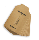 Custom Printed Kraft Flat Paper Pouch Envelopes Bags Clothing Window Package