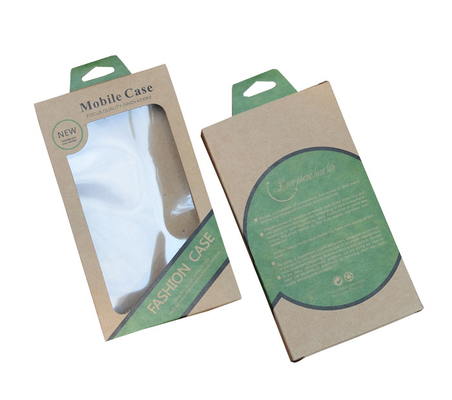 Ein guter Preis. Druck-freundlicher Brown Kraftpapier-Kasten Eco mit Aufhänger-Loch für beweglichen Fall Online