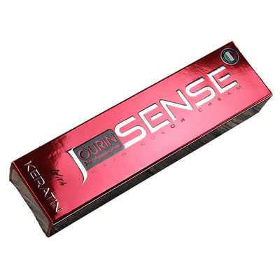 Papierverpackungsbox für benutzerdefinierte Produkte mit geprägtem Logo aus Silberfolie