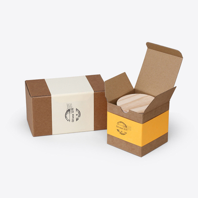 Ein guter Preis. F Flöte Auftrags-runzelte kleines Brown-Kraftpapier die Pappkästen, die für Verkauf verpacken Online