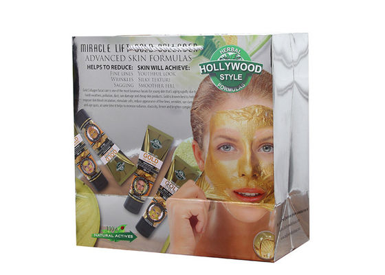 Kundenspezifische Drucksplitter-Fantasie-Papiertüte-kosmetische Verpackenmasse für Verkauf