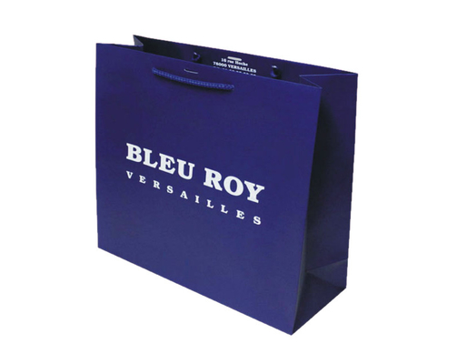 Ein guter Preis. Freundliche Gewohnheit Eco Printmedien-blaues Papier-Partei, Taschen mit Griffen zu beehren Online