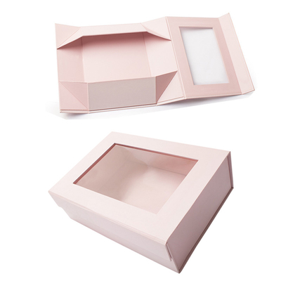 Ein guter Preis. Custom Luxus Geschenkverpackung Kartonkasten mit klarem Fenster Artwork Druckhersteller Online
