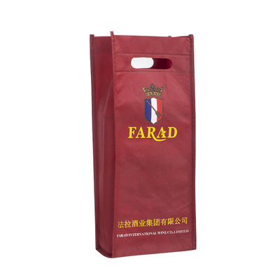 Ein guter Preis. Auftragsgedruckte nicht gewebte Weinflaschenbeutel Umweltfreundliche Geschenkverpackungen für Wein und Spirituosen Online