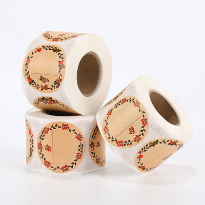 Aufkleber aus Kraftpapier