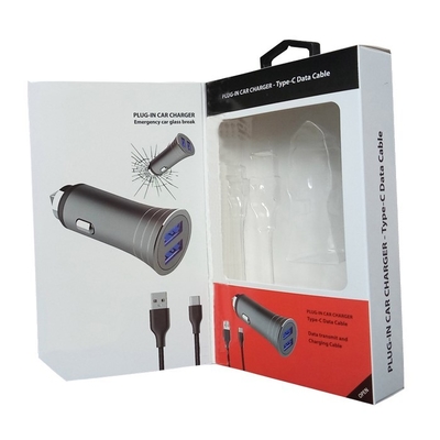Ein guter Preis. Print Magnetic Paper Box Electronics Farbverpackung mit durchsichtiger Blisterschale zum Verkauf Online