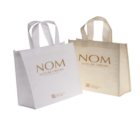 Ein guter Preis. Nicht gewebte Tote-Taschen Druckwerbewerbung Nicht gewebte Einkaufstaschen mit individuellem Logo Online
