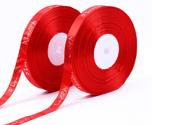 Ein guter Preis. Logo bestellte das Druckband-silberne Stempeln für Verpackendekoration voraus Online