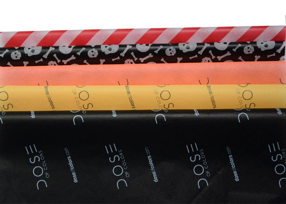Kundenspezifisches billiges DruckPackpapier brannte Seidenpapier-Verpackengroßhandel ein