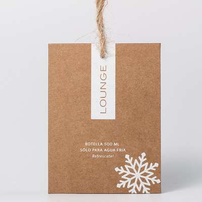 Ein guter Preis. Kundenspezifisches Brown-Kraftpapier-Cardstock hängendes Preis-Drucken mit Hanf-Schnur Online
