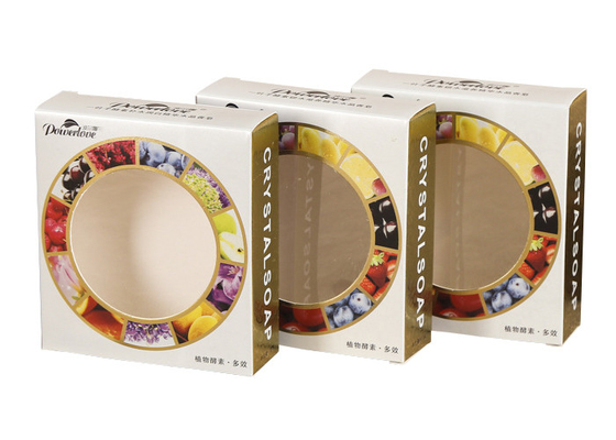 Ein guter Preis. Benutzerdefinierte Fancy Art Paper Soap Box Packaging Fensterbox mit Artwork-Druck Online