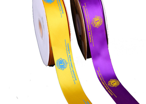 Ein guter Preis. Gewohnheit Druckweihnachtssatin-Band, Polyester Grosgrain-Band-Grafikdesign Online