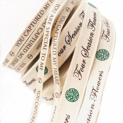 Ein guter Preis. 100% natürliche Gewohnheit Druckband, personifiziertes Baumwollband umweltfreundlich Online